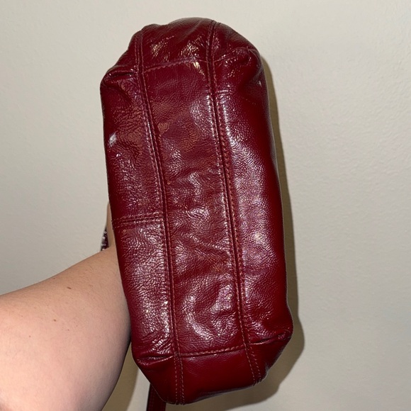 Coach Burgundy Leather Shoulder Bag - Picture 11 of 16